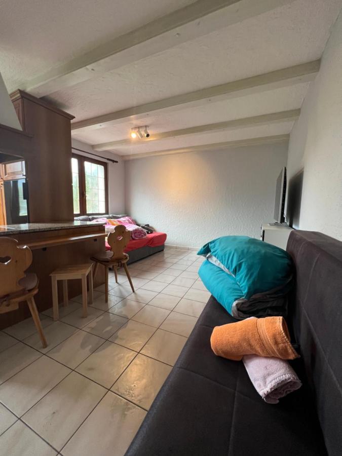 Tiny Apartment With Amazing View, Garden & Terras Schattdorf Eksteriør bilde