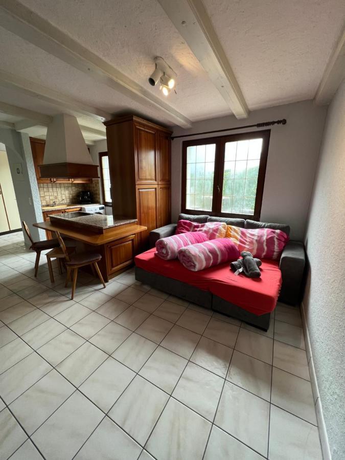 Tiny Apartment With Amazing View, Garden & Terras Schattdorf Eksteriør bilde